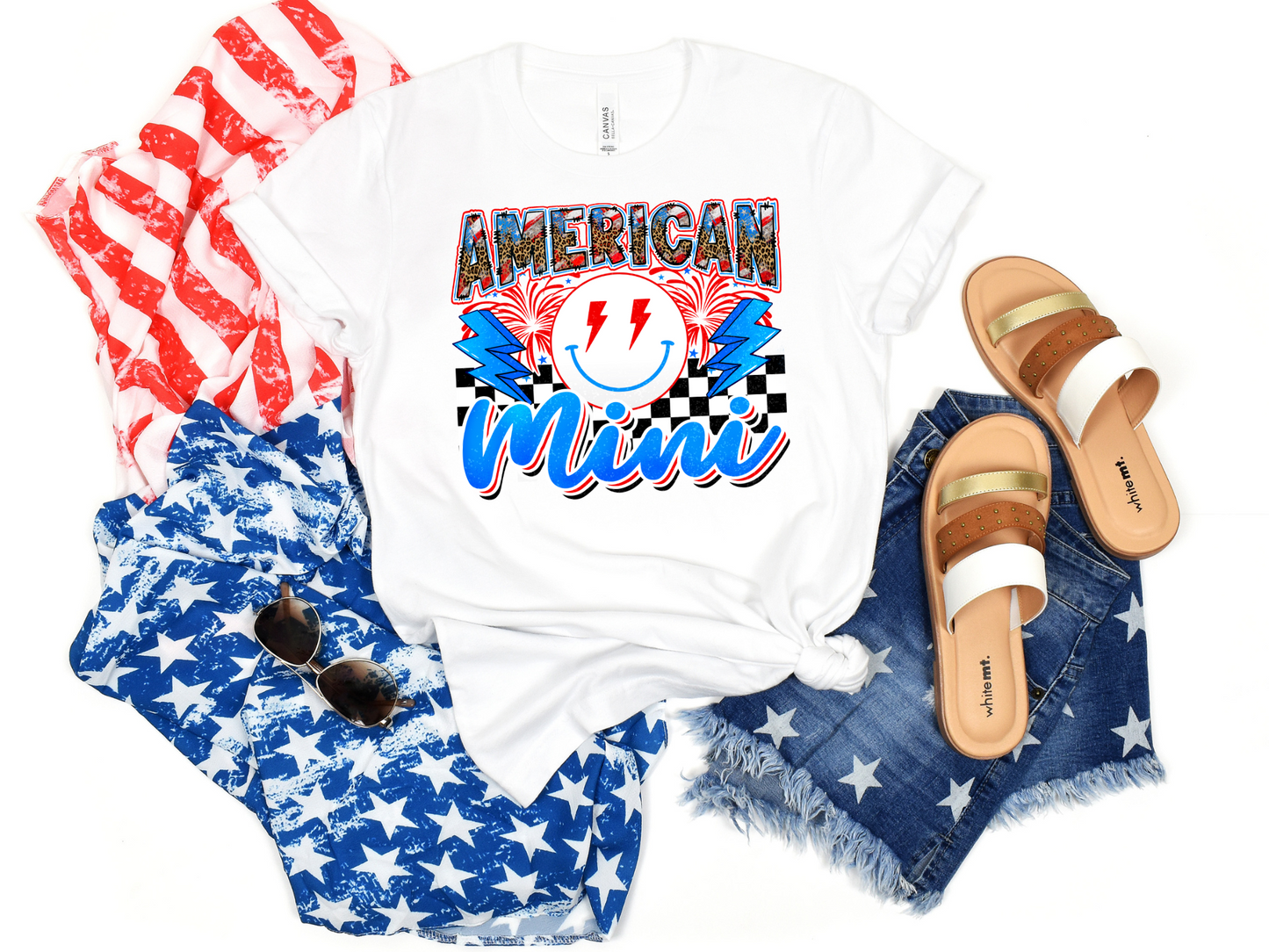 Leopard American Mini Checkered Fireworks Lightning Bolt