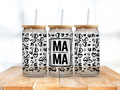 MAMA Heart Leopard BLACK - UV Libby Wrap