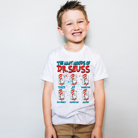 The Many Moods of Dr Seuss- DTF Transfer