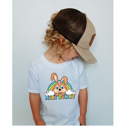 Mini Bunny BL/GR/OR -DTF Transfer