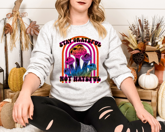Stay grateful not hateful