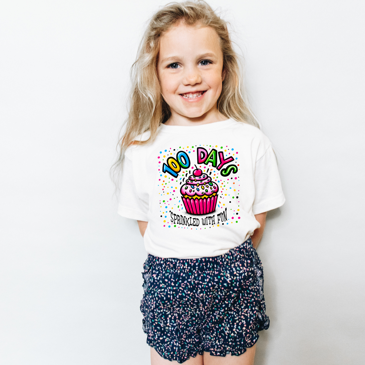 100 Days Sprinkled With Fun - Cupcake