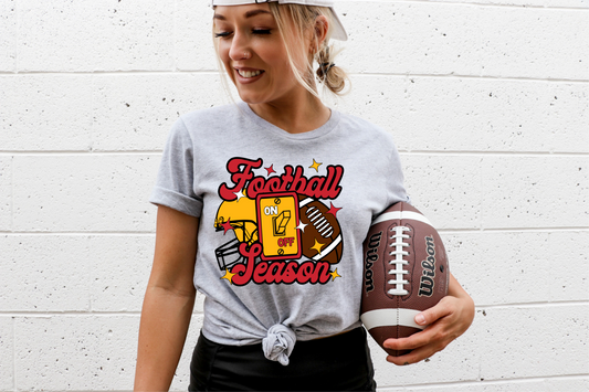 KC Football Season Switch ON - DTF Transfer