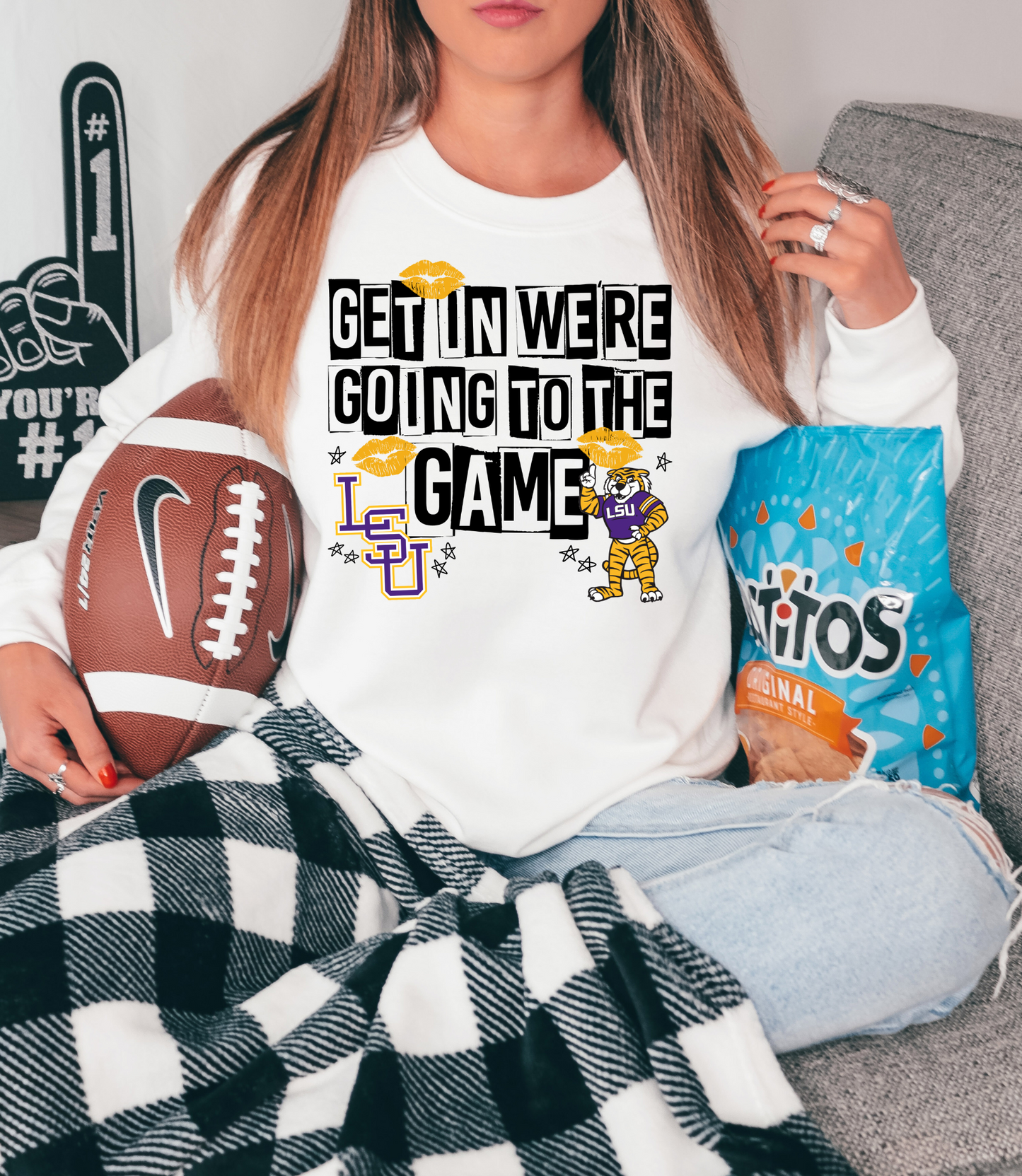 Get in were going to the game- LSU