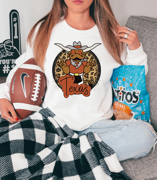 Texas mascot-cheetah print