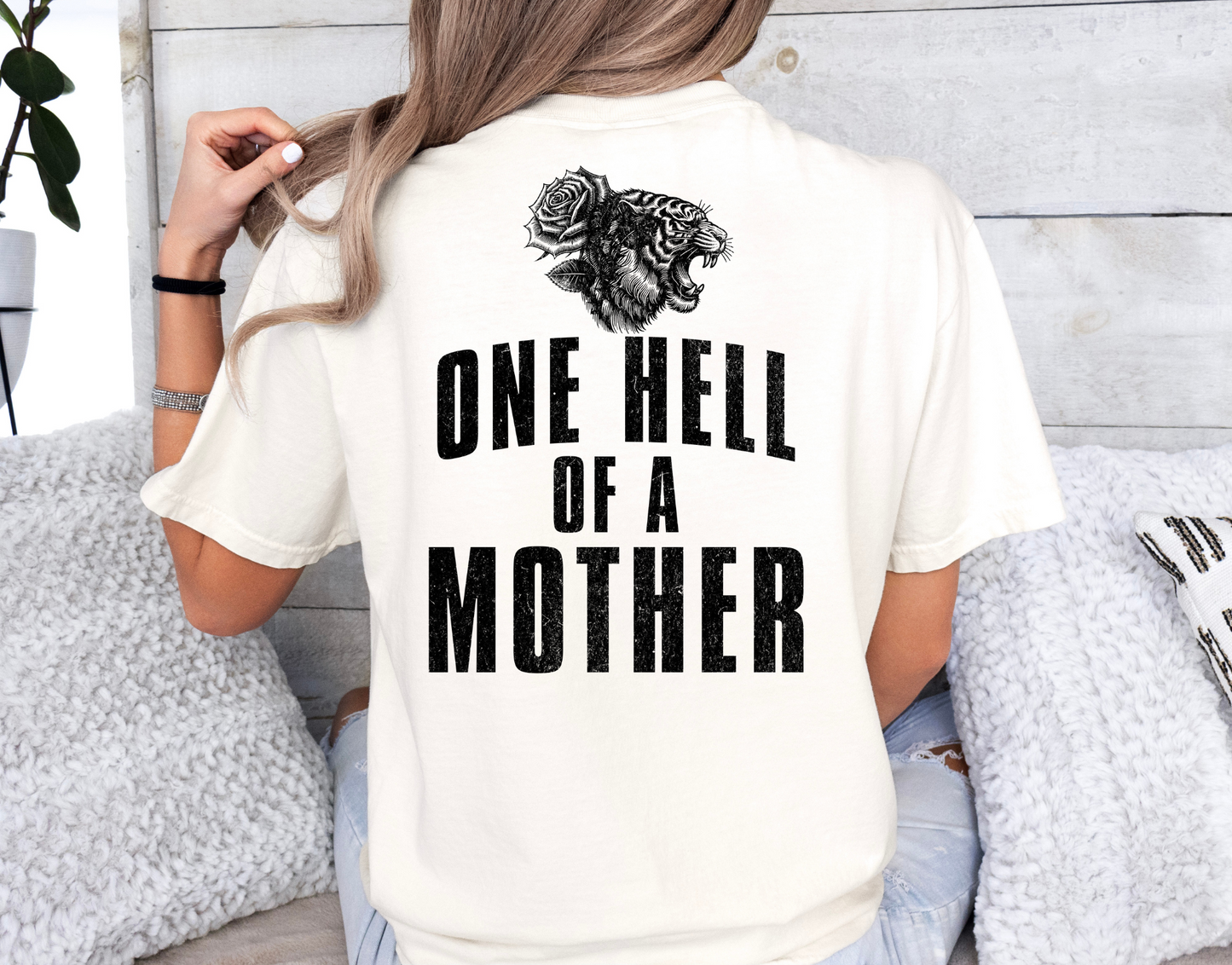 One Hell Of A Mother Black BACK