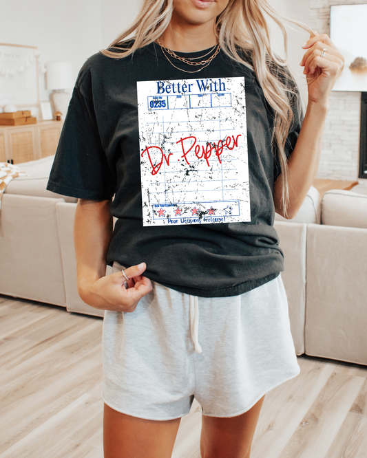 Guest check dr pepper