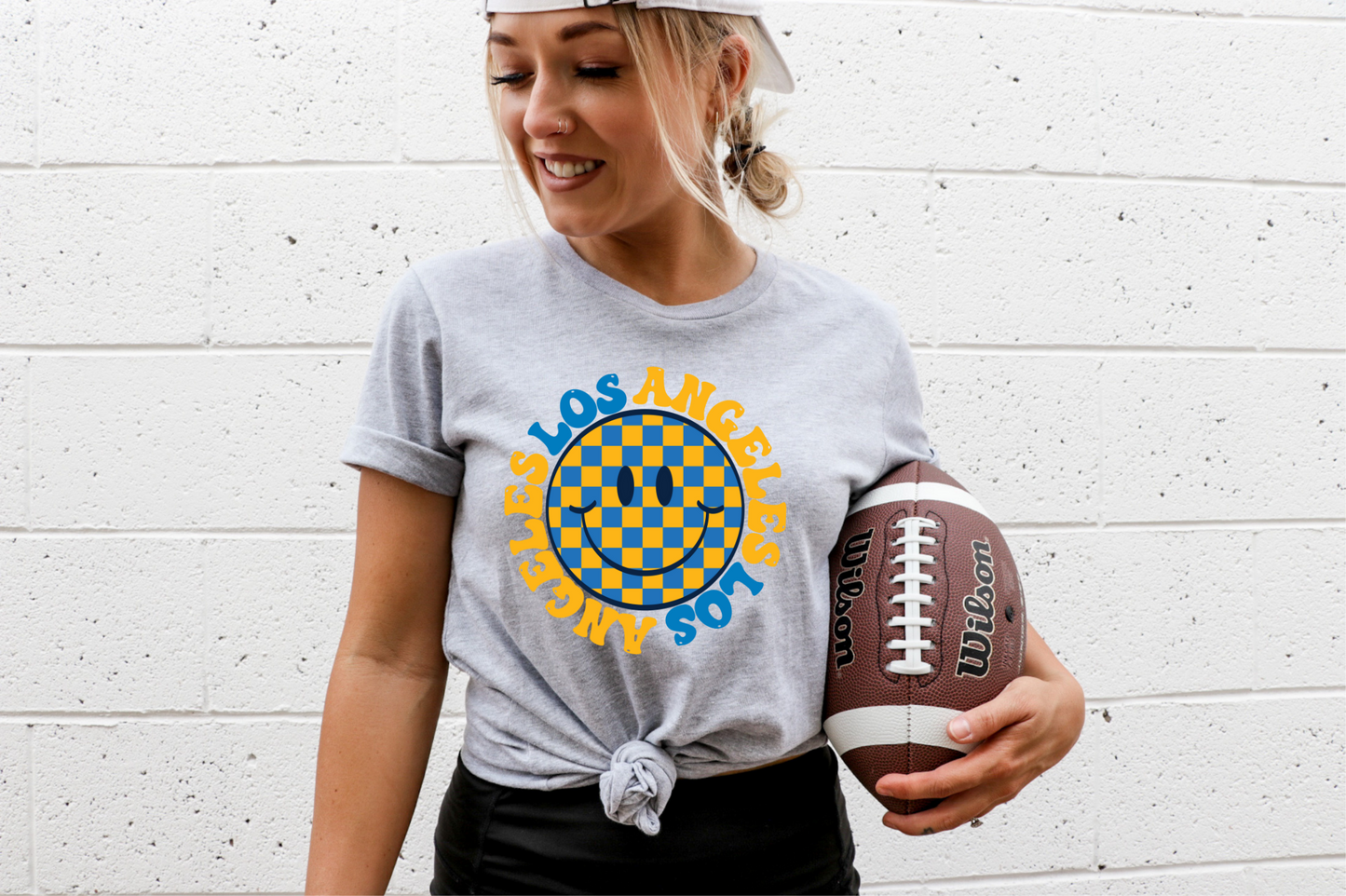 Los Angeles- Checkered Smiley