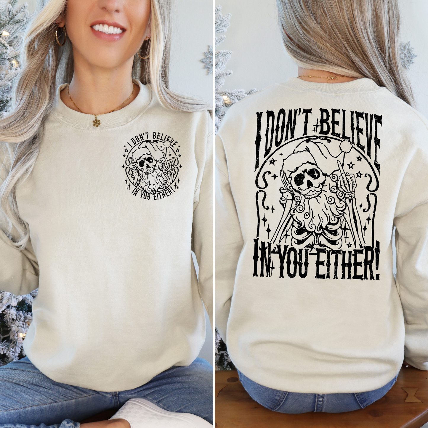 I don't believe in you either - BACK - BLACK