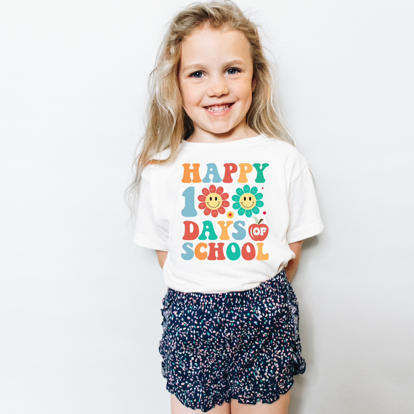 Happy 100 Days Of School – Multicolored