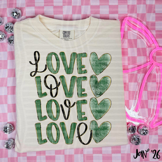 LOVE DARK GREEN