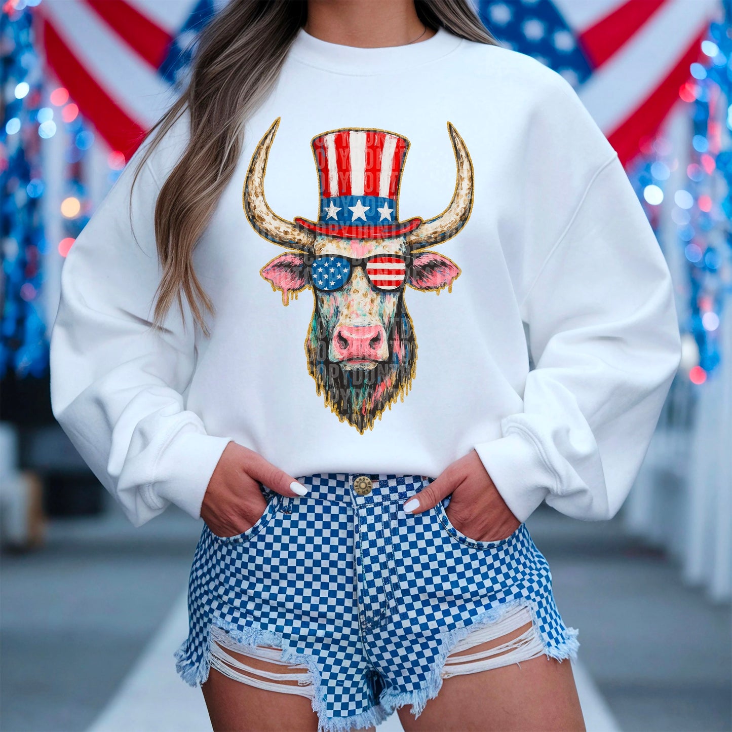 Patriotic Cow