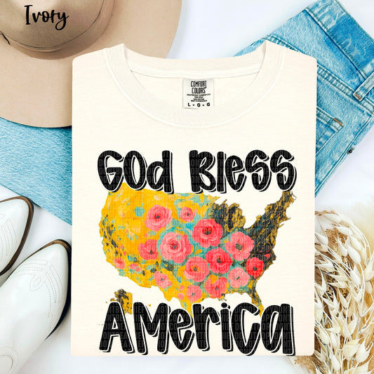 God Bless America Floral