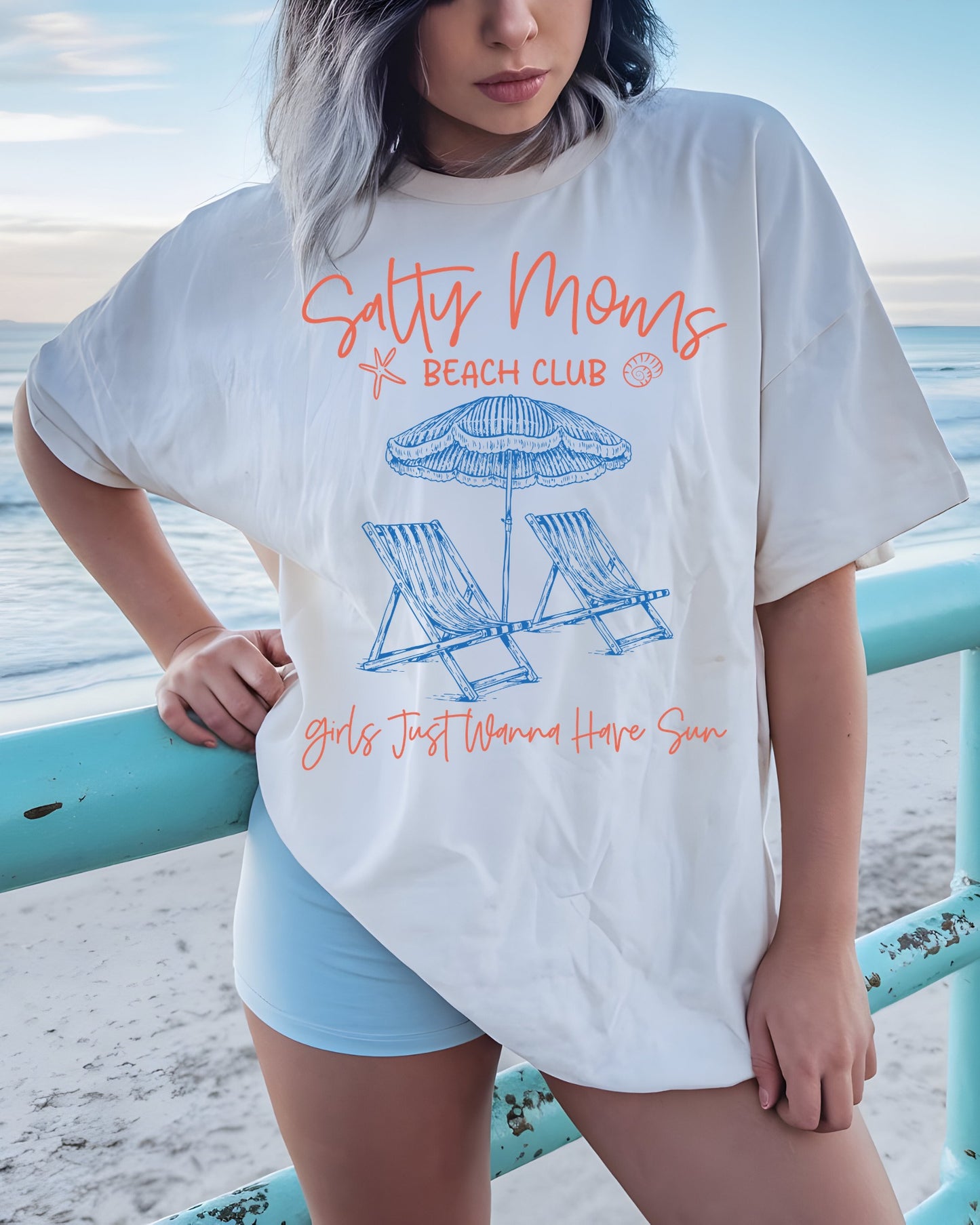 Salty Moms Beach Club Girls Just Wanna Have Sun
