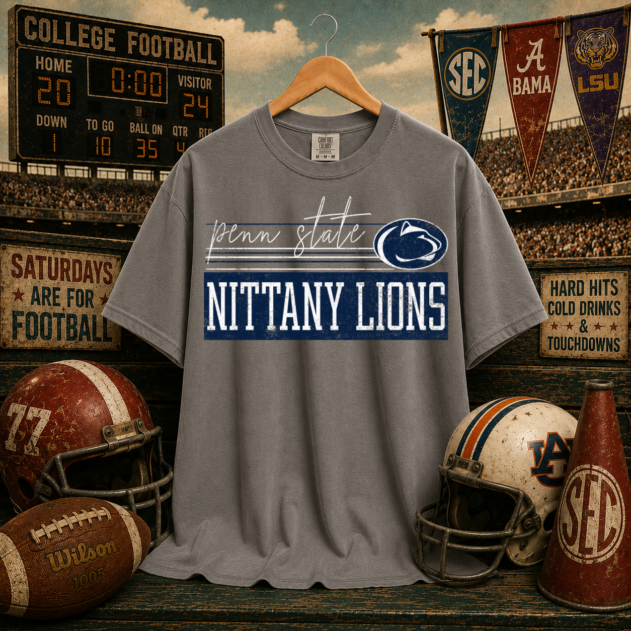 Retro Vibe Penn State Nittany Lions