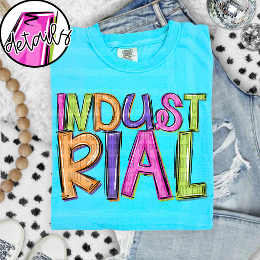 DOODLE COLORFUL INDUSTRIAL
