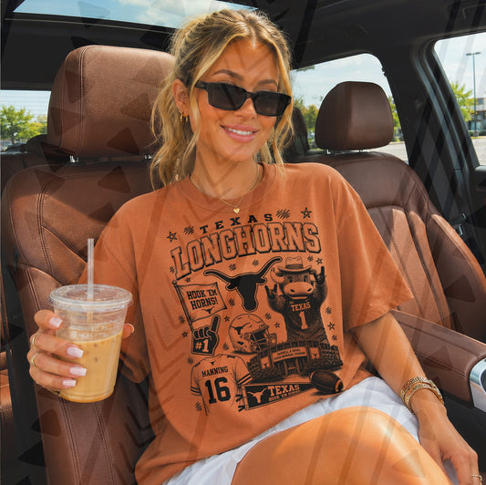 Texas Longhorns Collage