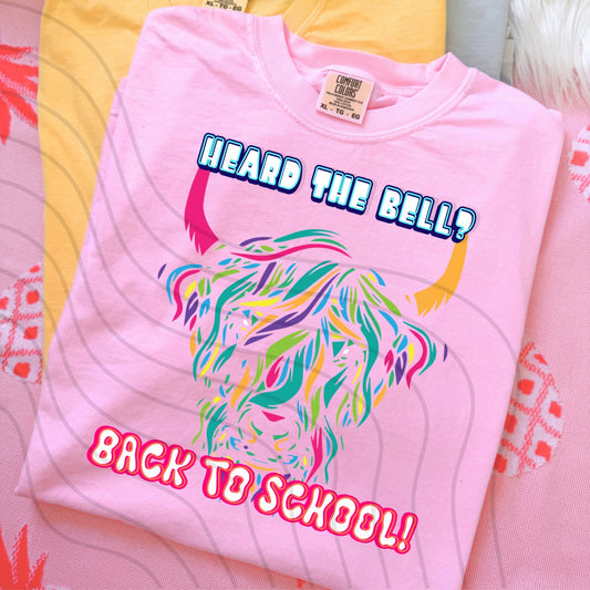 Heard The Bell? Back to School