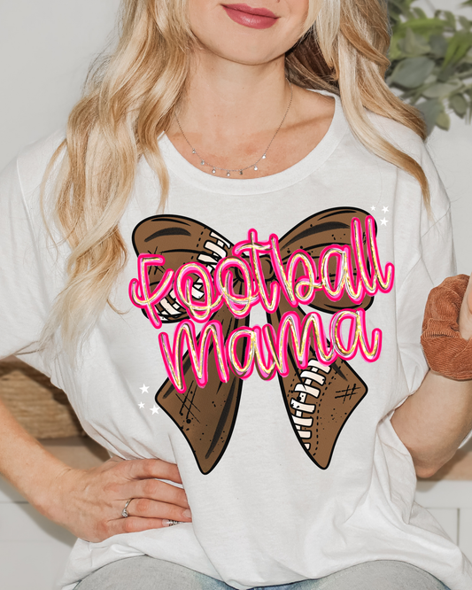 Football Mama Bow