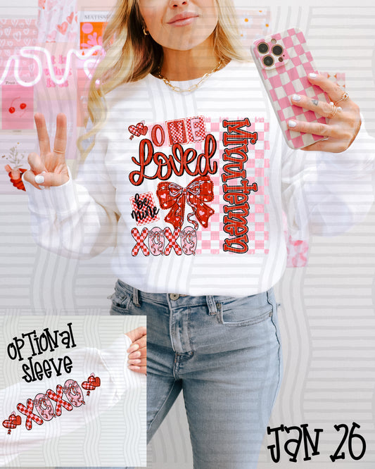 XOXO ONE LOVED MINUTEMEN (FRONT ONLY)