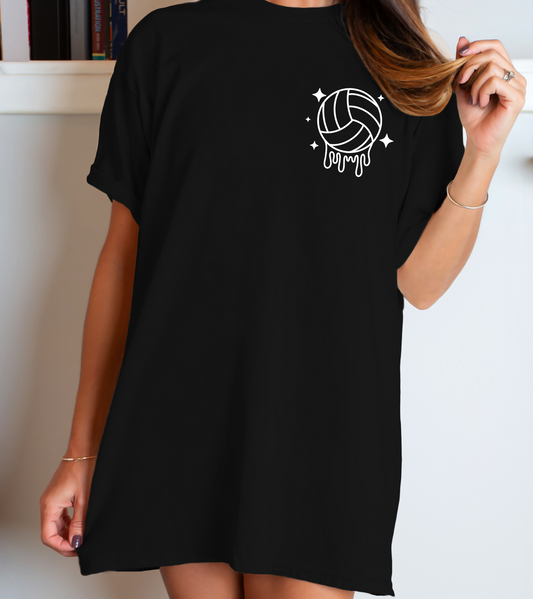 If you want a soft serve get some ice cream, volleyball-front