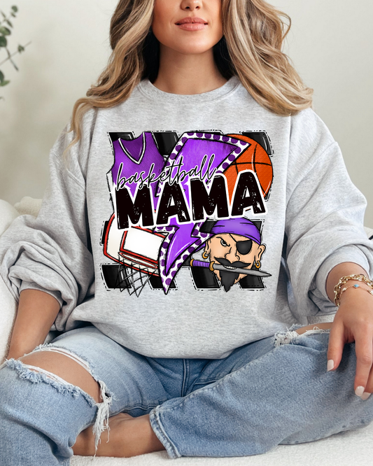 Basketball Mama Pirates (purple)