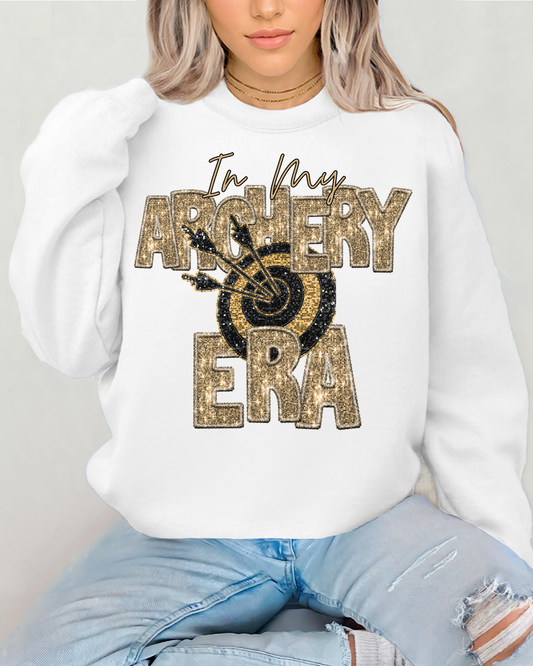 In My Archer Era Gold Glitter