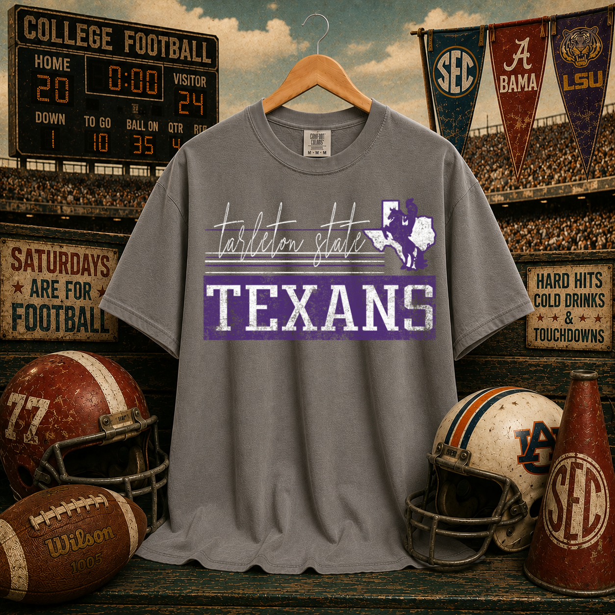 Retro Vibe Tarleton State Texans