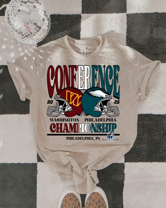 NFC Conference Championship 2025 Commanders Eagles White
