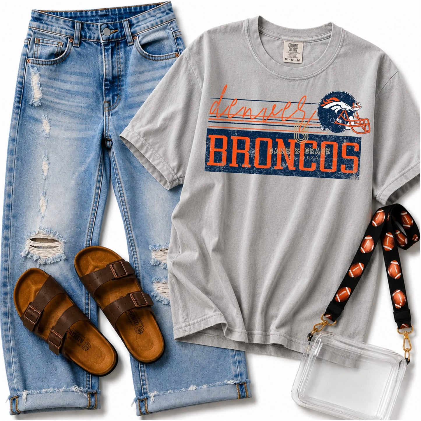 Retro Vibe Denver Broncos
