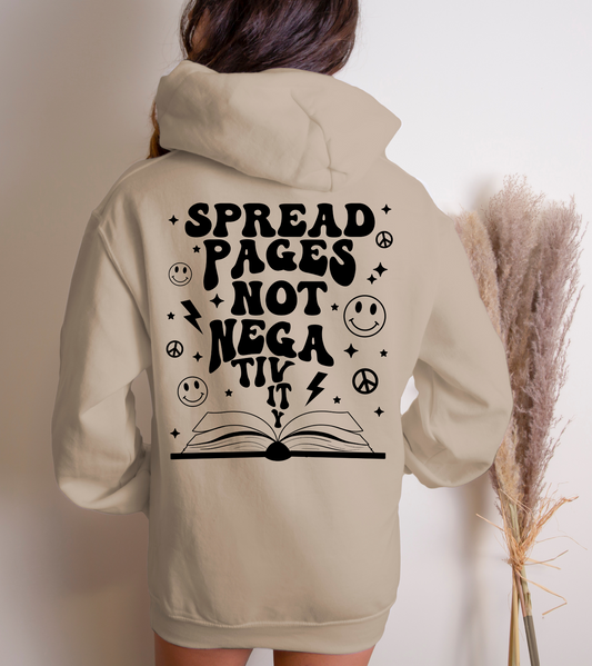 Spread pages not negativity-back