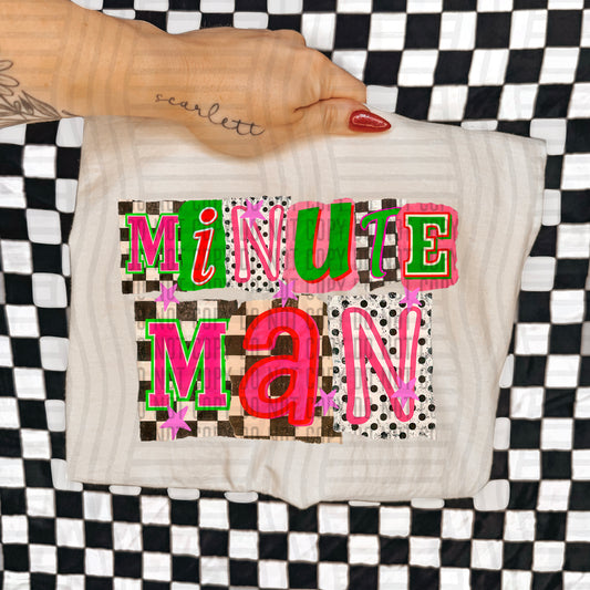 MINUTEMAN RED & GREEN CHECKERS