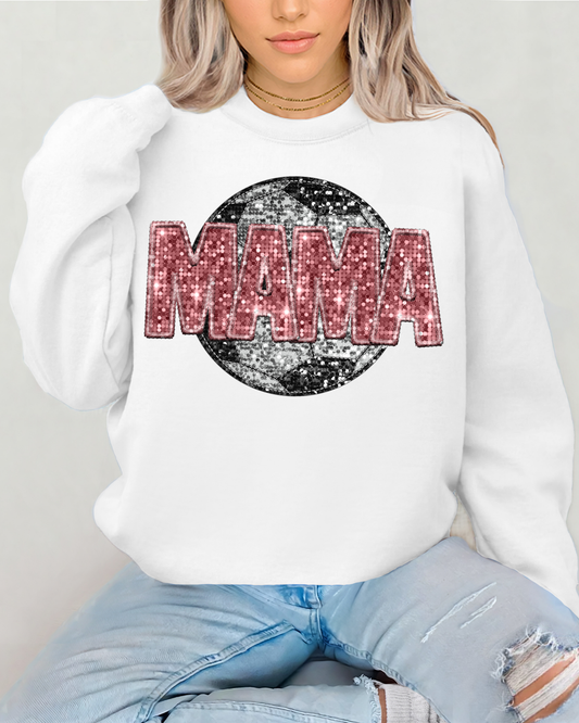 Soccer Mama Pink Glitter