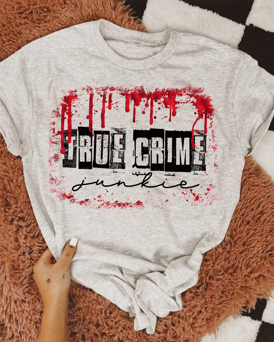 True Crime Junkie Spray Paint