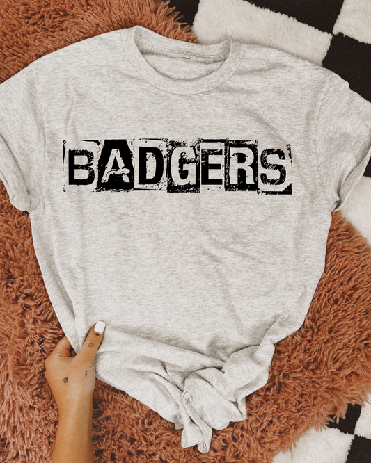 Badgers Black And White Spray Paint