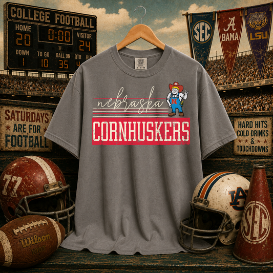 Retro Vibe Nebraska Cornhuskers