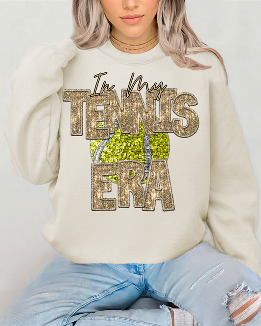 In My Tennis Era Gold Glitter