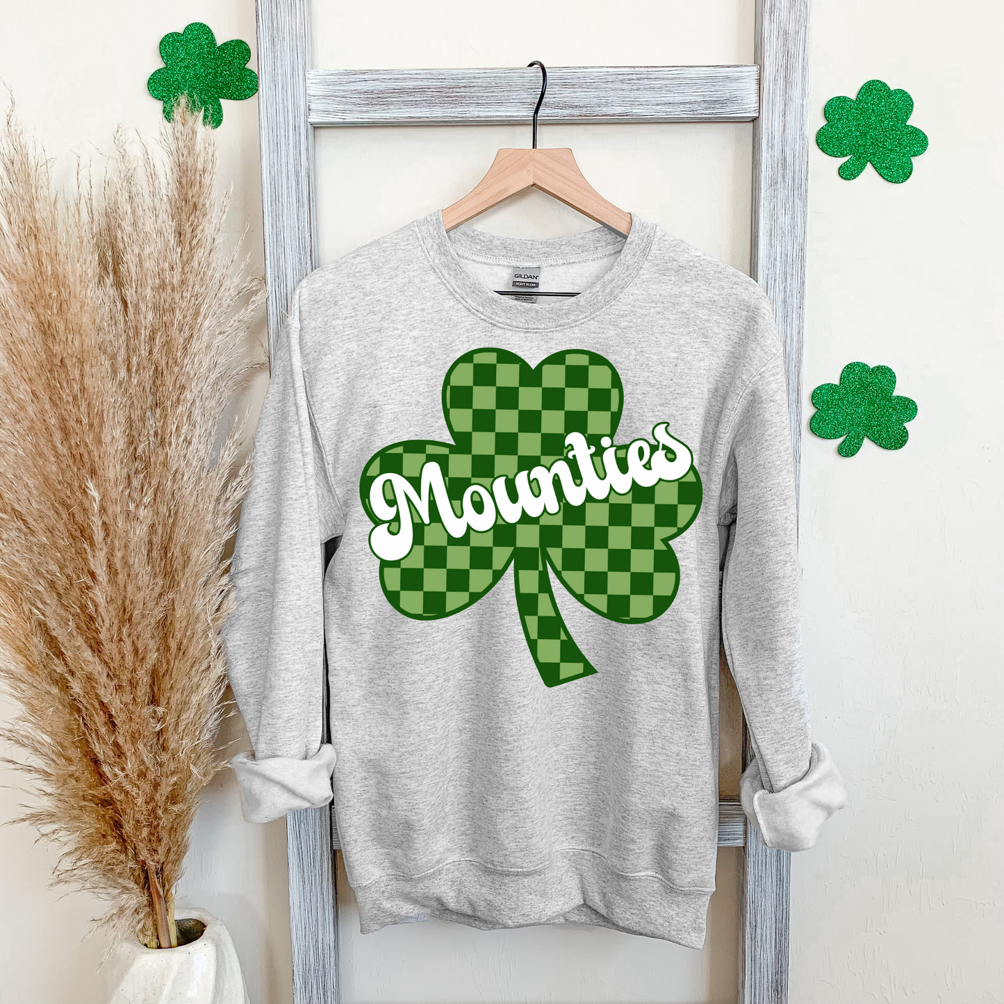 Mounties Four Leaf Clover Green