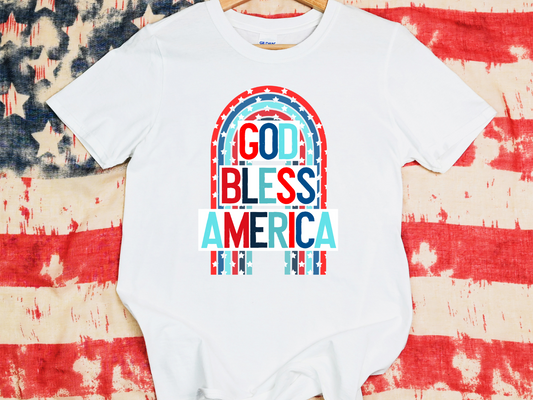 God Bless America Rainbow