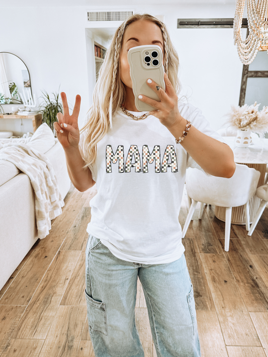 Mama-Pastel Checkered