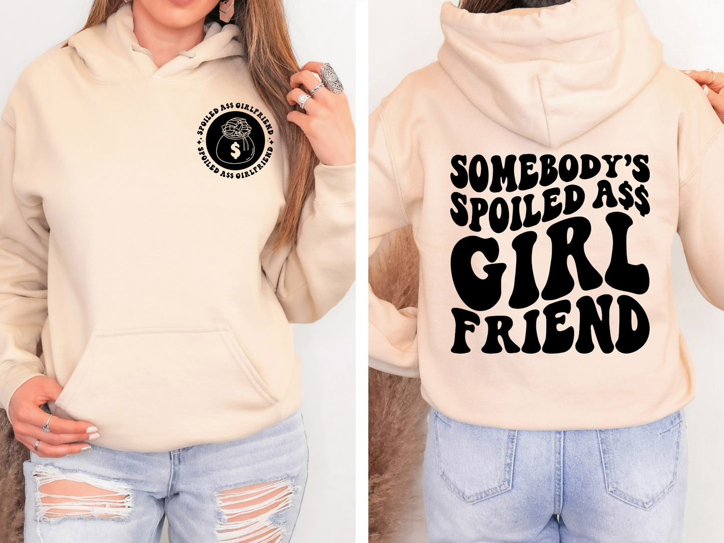 Spoiled Ass Girlfriend POCKET - DTF Transfer