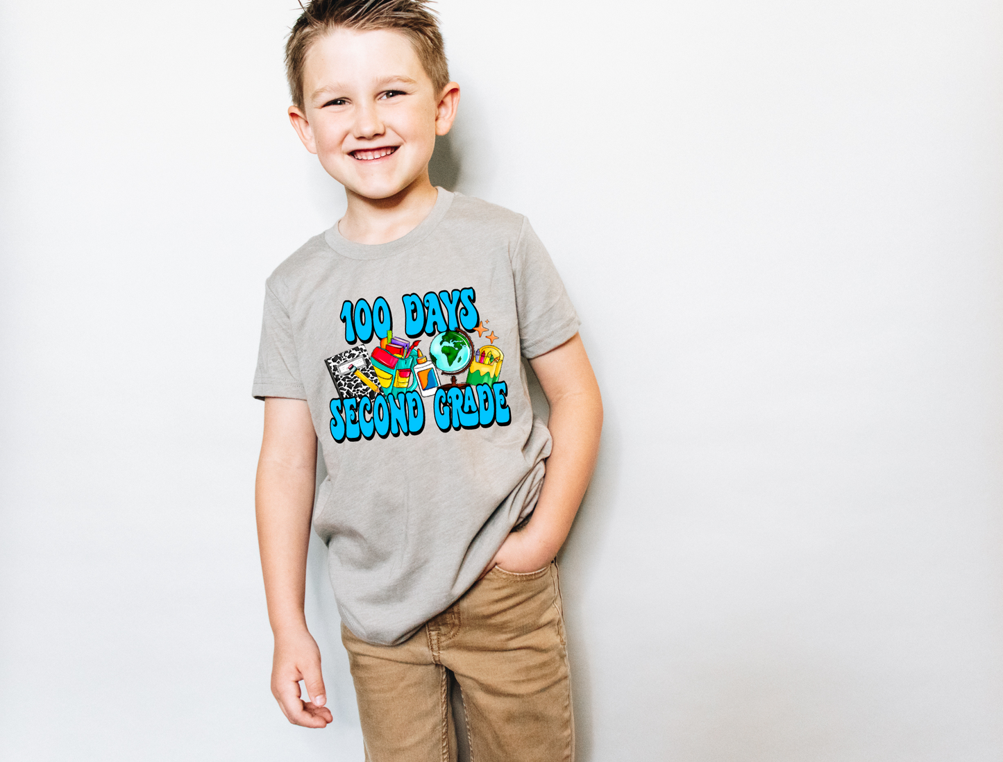 100 Days Second Grade – BLUE