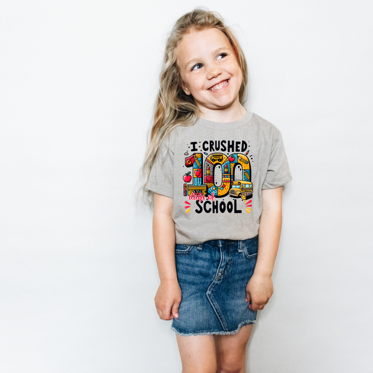 I Crushed 100 Days Of School – School Bus
