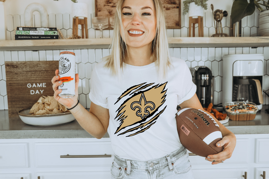 Chest tear - New Orleans Saints