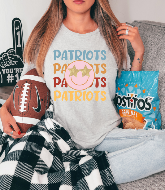 Patriots with smiley - multicolored