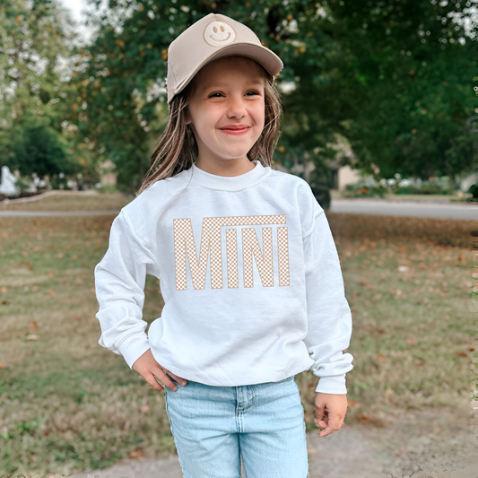 Mini Checkered Tan