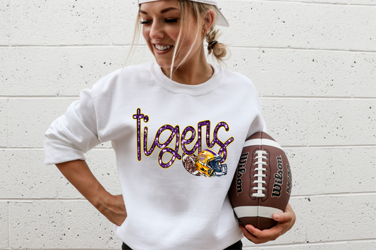 Tigers Football Helmet