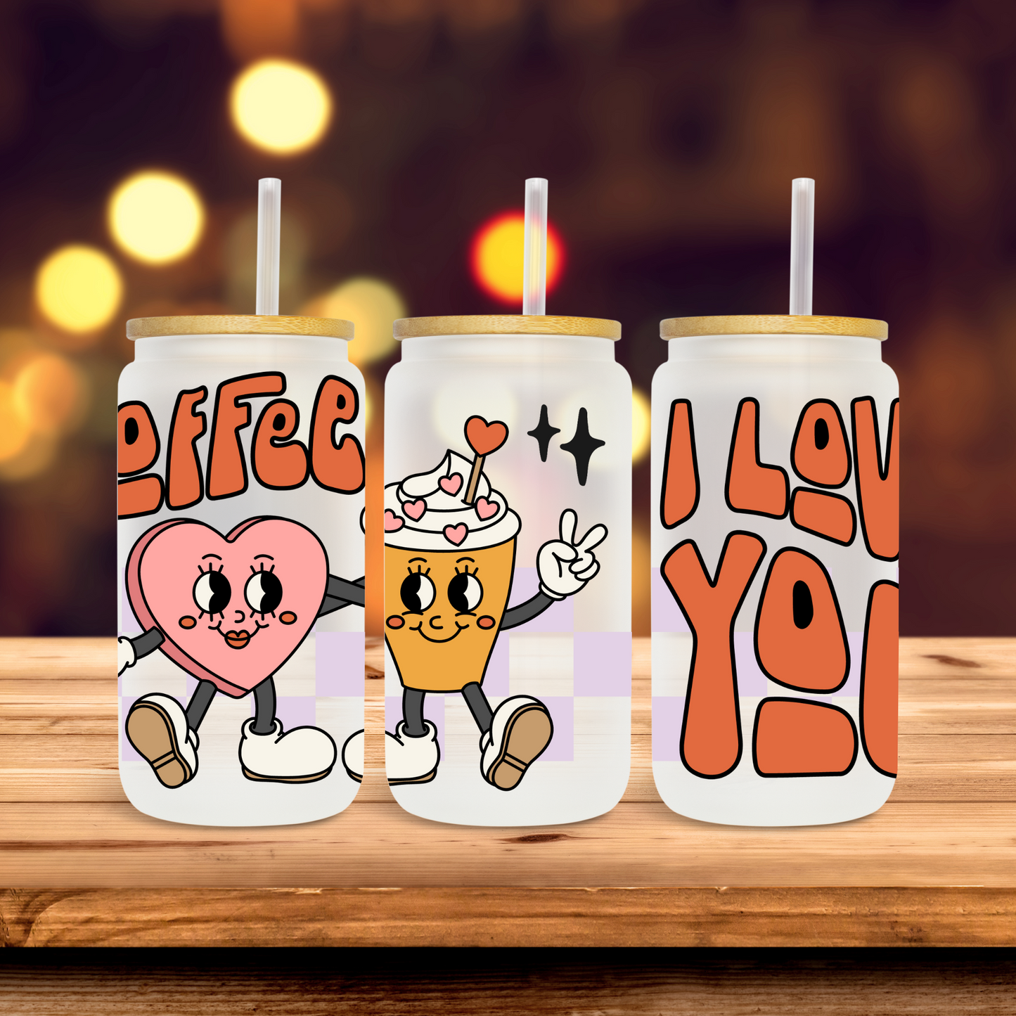 Coffee I Love You - UV Libby Wrap