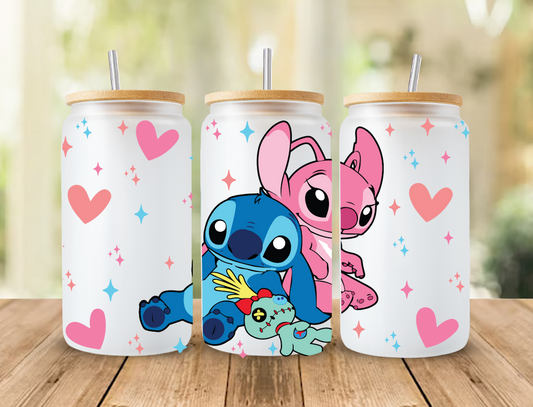 Stitch Angel and Scrump - UV Libby Wrap