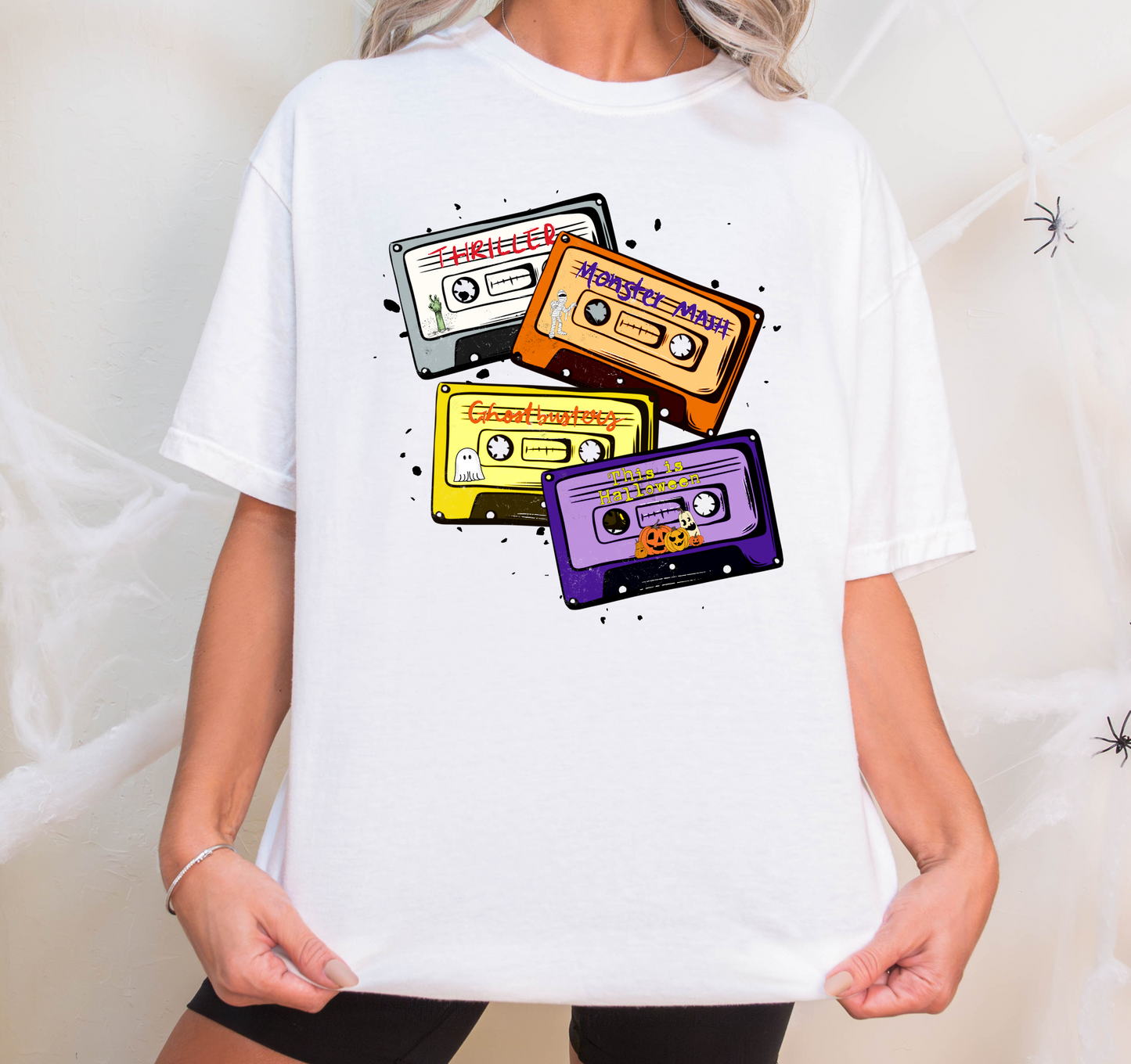 Thriller, Monster mash, Ghostbusters - cassete tapes